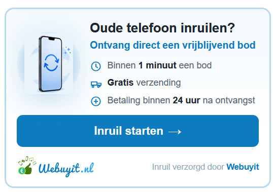 Echte Webuyit Widget op mobiel — exact zoals op jouw website